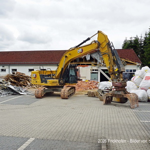 Abriss vom Netto in Frickhofen